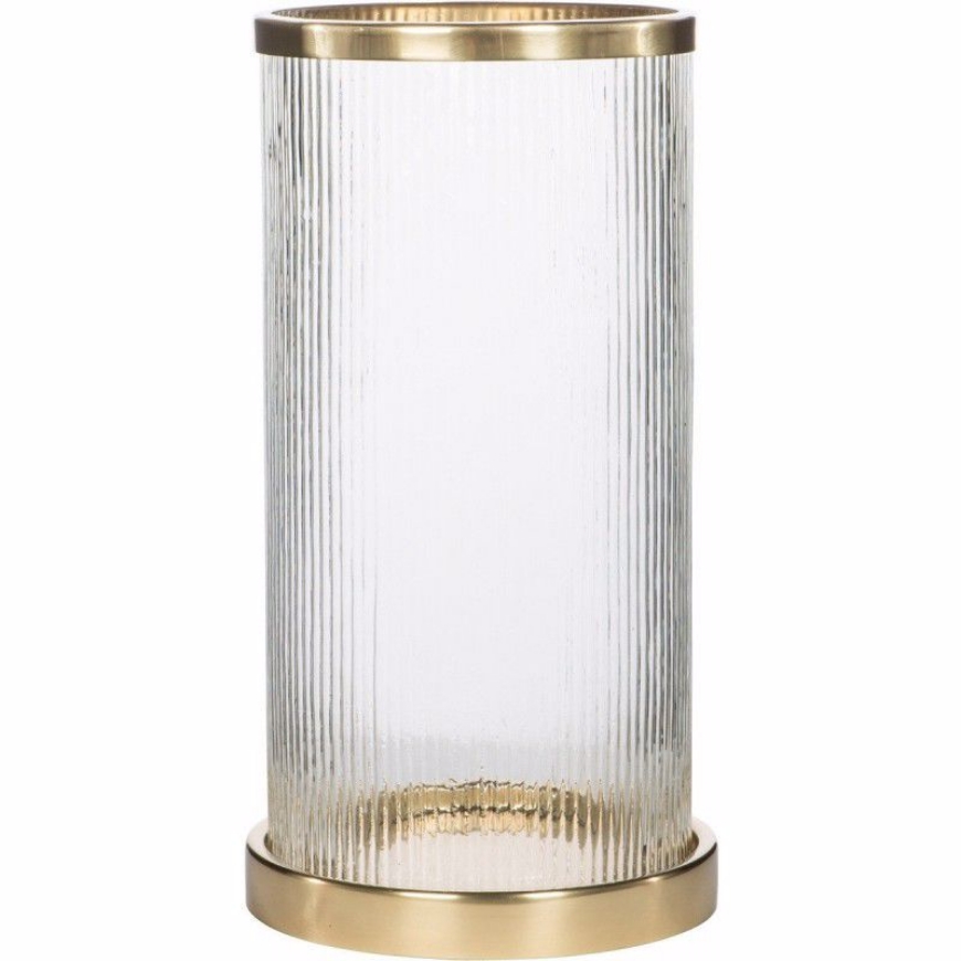 Picture of LARGE RIBBED GLASS HURRICANE