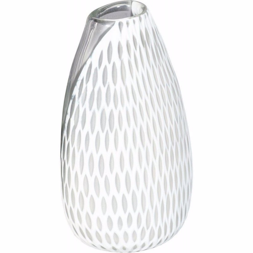 Picture of MARILYN OVAL WHITE VASE