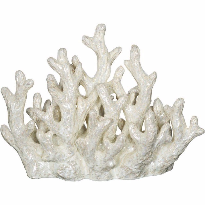 Picture of LARGE PEARLIZED CORAL FIGURE