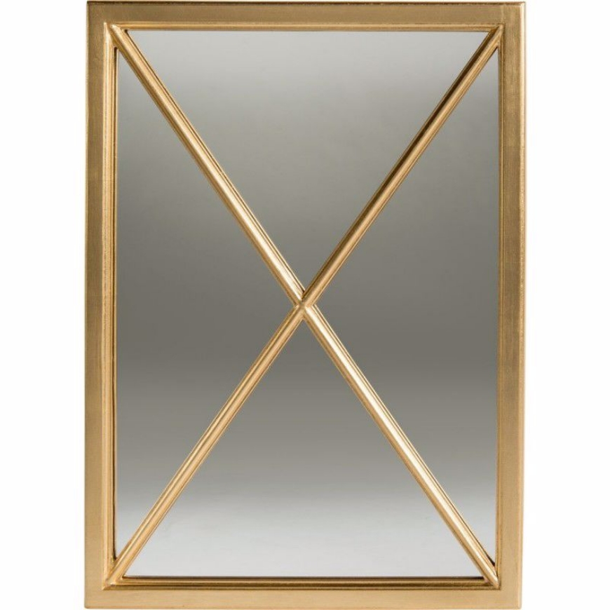 Picture of GOLD LEAF CROSS MIRROR