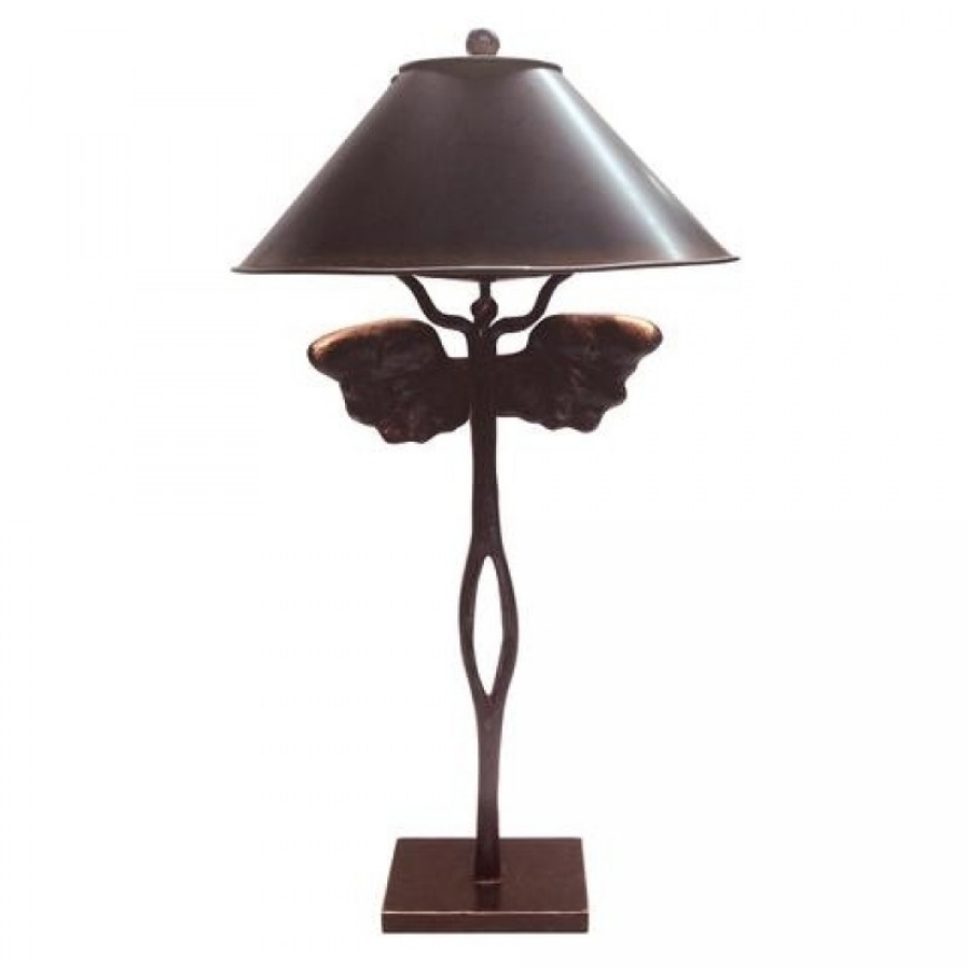 Picture of GUARDIAN ANGEL LAMP, NATURAL (WITH SHADE)