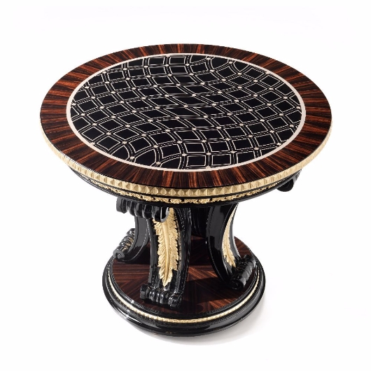 Picture of LUNA SMALL ROUND TABLE WITH INLAYS