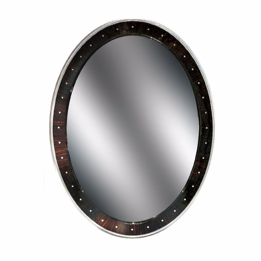 Picture of GRACE K ROUND BEVELLED CLEAR MIRROR