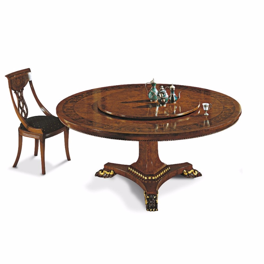 Picture of DINING TABLE WITH LAZY SUSAN