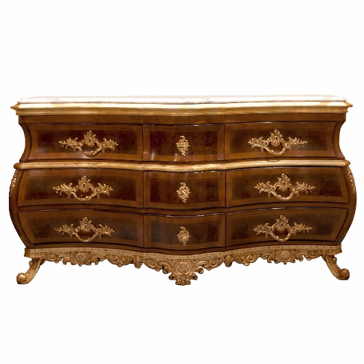 Picture of CHEST LUIGI XV, MARBLE TOP, 9 DRAWERS