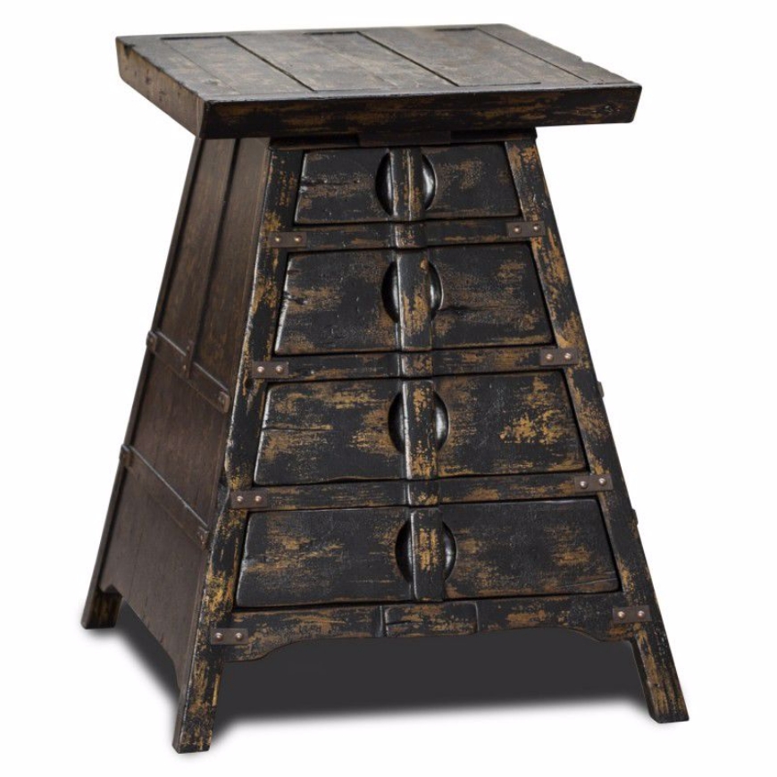 Picture of CARPENTER'S TABLE - WEATHERED BLACK