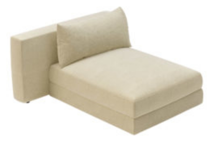 Picture of FIZZ JULEP ARMLESS CHAISE – LEFT SIDE    