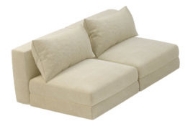 Picture of FIZZ JULEP ARMLESS LOVESEAT    
