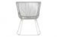 Picture of ARCHIPELAGO THE DANE DINING ARMCHAIR – SET OF 2 LIGHT GRAY FRAME DOVE GRAY WEAVE