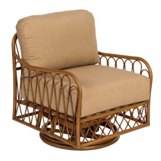 Picture of CANE SWIVEL ROCKING LOUNGE CHAIR
