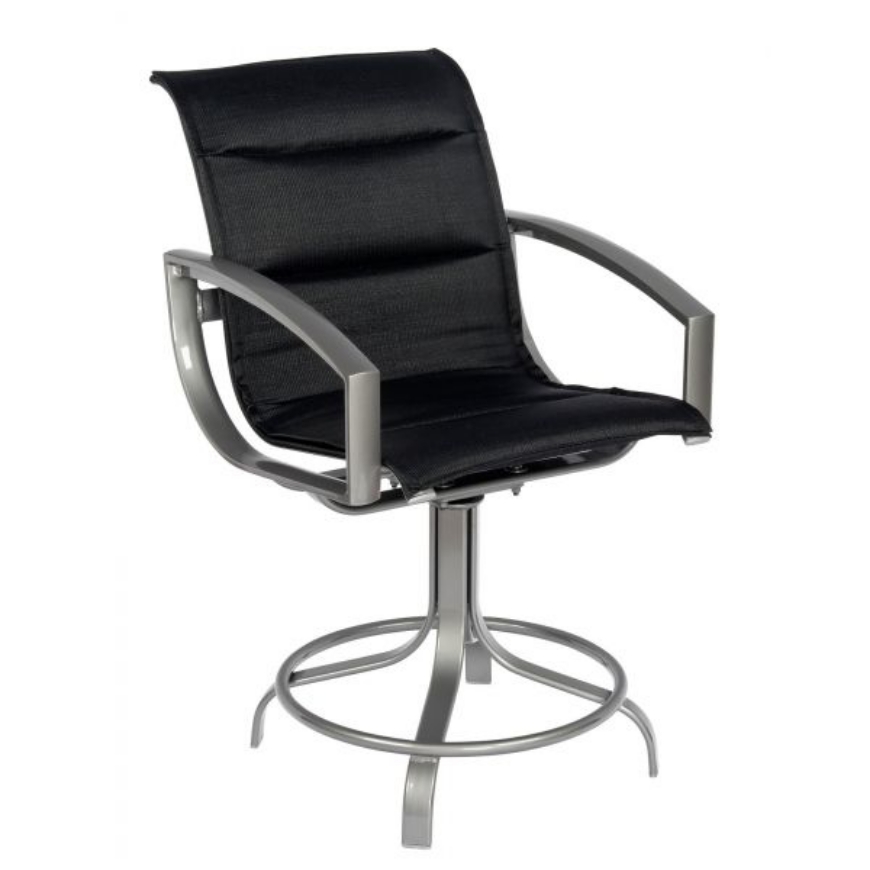 Picture of METROPOLIS PADDED SLING SWIVEL COUNTER STOOL
