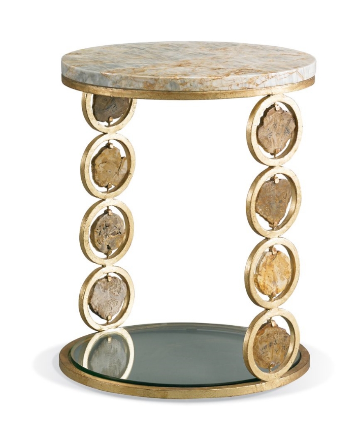 Picture of PETRIFIED WOOD ACCENT TABLE