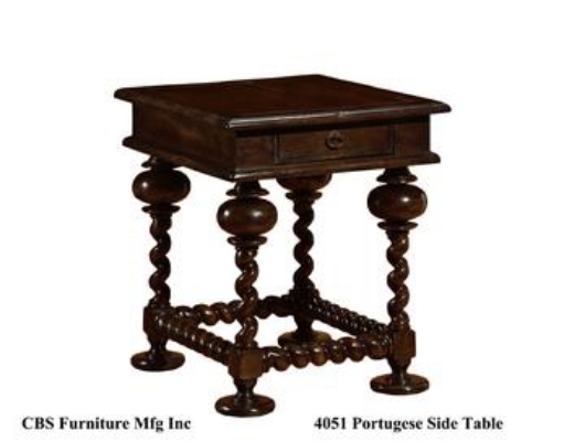 Picture of 4051 PORTUGUESE SIDE END TABLE
