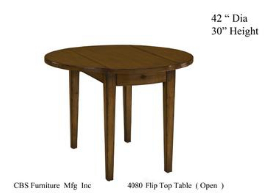 Picture of 4080 FLIP TOP FLOP END TABLE