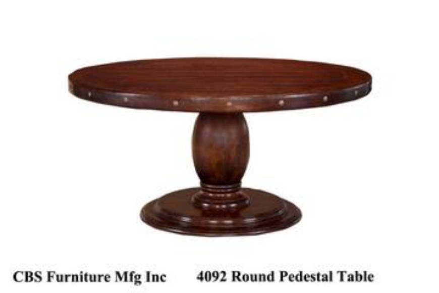 Picture of 4092 ROUND PEDESTAL DINING TABLE