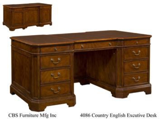 Picture of 4086 COUNTRY ENGLISH EXECUTIVE DESK