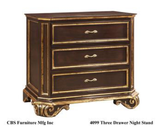 Picture of 4099 THREE DRAWER NIGHT STAND