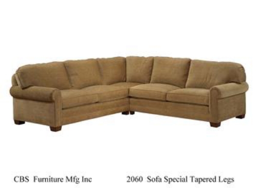 Picture of 2060 SOFA SPECIAL TAPERED LEGS