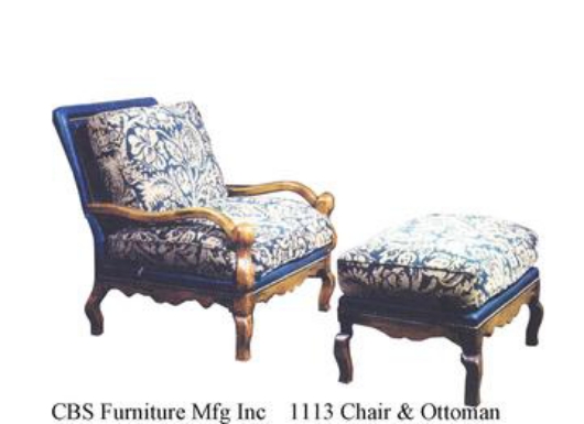 Picture of 1113 CHAIR & OTTOMAN