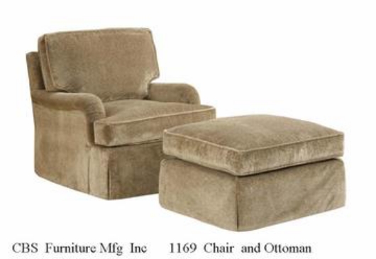Picture of 1169 CHAIR & OTTOMAN