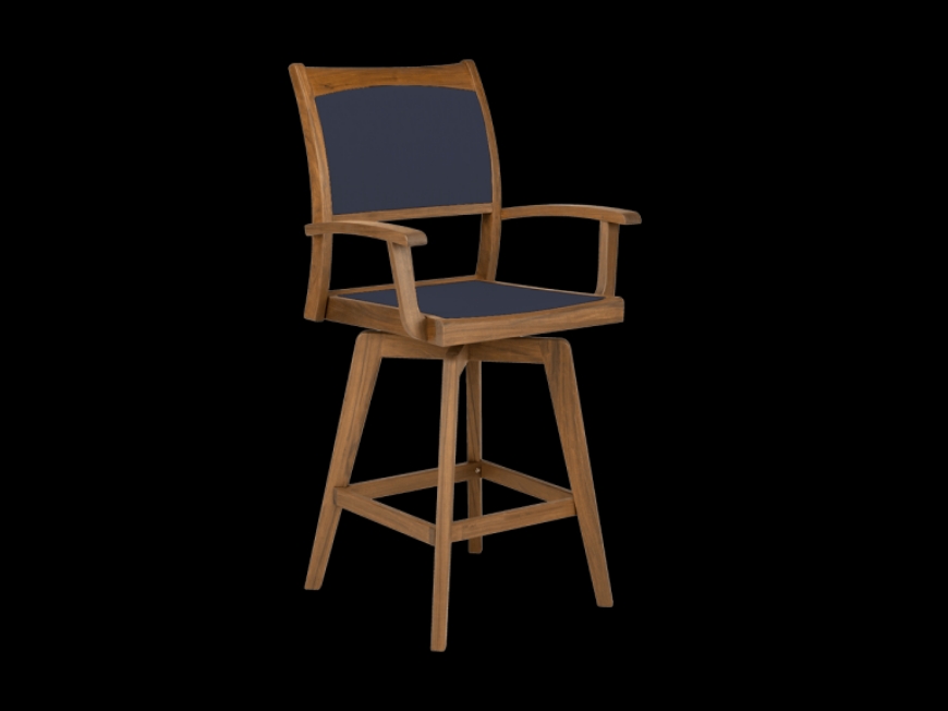 Picture of SWIVEL SLING HI DINING ARM CHAIR