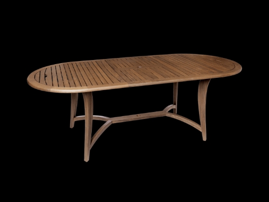 Picture of 65-87″ OVAL BUTTERFLY EXTENSION DINING TABLE