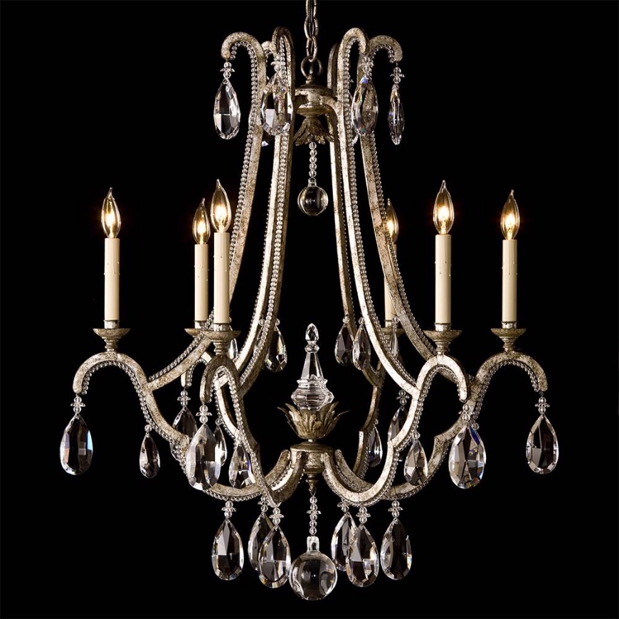 Picture of  SIX LIGHT IRON CHANDELIER