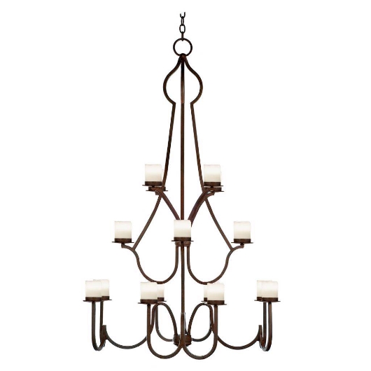 Picture of  SIXTEEN LIGHT FORGED IRON CHANDELIER