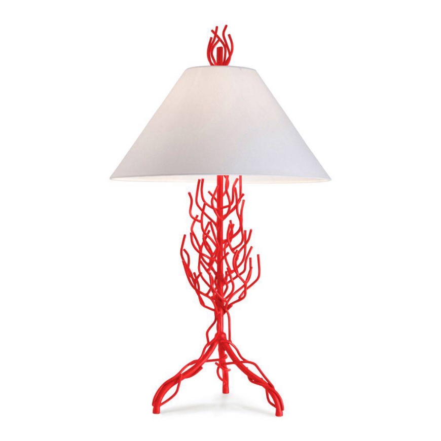 Picture of AVALOZ IRON TABLE LAMP WITH HANDMADE SHADE