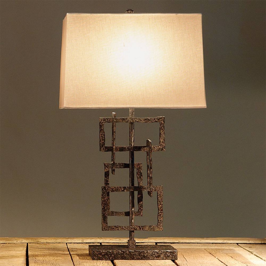 Picture of FRANKLIN IRON TABLE LAMP BY LARRY LASLO