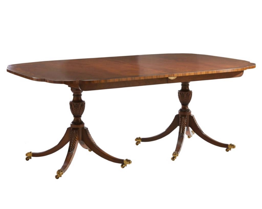 Picture of PHYFE-STYLE DINING TABLE-SATINWOOD BORDER