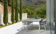 Picture of MOON//ALU 200/260×100 EXTENDIBLE DINING TABLE