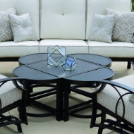Picture of 3-PIECE OVAL COCKTAIL TABLE