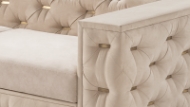 Picture of CARAMELO QUILTED SOFA 140