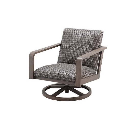 Picture of CANTON PADDED CLUB SWIVEL ROCKER