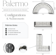 Picture of PALERMO ARMREST SECTION (1 PIECE)