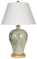 Picture of GREEN MARBLED MEI PING LAMP