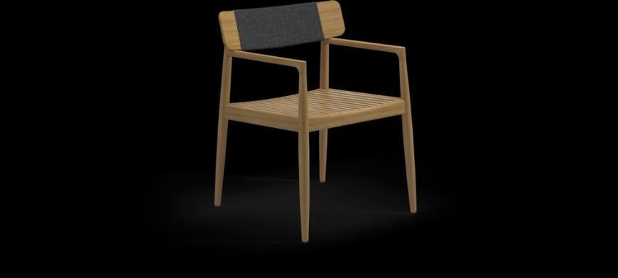 Picture of ARCHI DINING CHAIR WITH ARMS