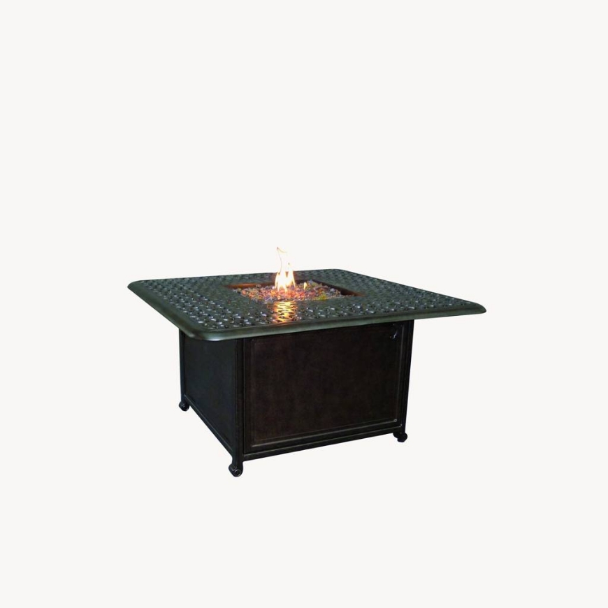 Picture of 42" SIENNA SQUARE COFFEE TABLE WITH FIREPIT